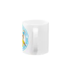 ジェイキーとずぼらちゃんのお店の丸ロゴマグカップ Mug :handle