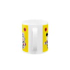 むにゅのからだがおはなもようちゃん Mug :handle