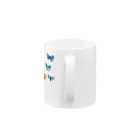 artsyの5頭の蝶々 Mug :handle