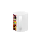 ayumi0924のベネチアンガラスの花 Mug :handle