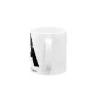 noisie_jpの【A】イニシャル × Be a noise. Mug :handle