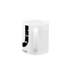 noisie_jpの【U】イニシャル × Be a noise. Mug :handle