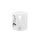 ミの終身雇用系男子のグッズ(しろ) Mug :handle