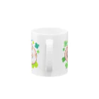 SHINOBU LABORATORY.の3にゃんず(Clover) Mug :handle