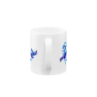 MZグラフィックスのスイートハート　ブルー　青　マグカップ Mug :handle