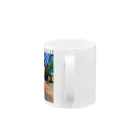 MUGEN ARTのゴッホ　夜のカフェテラス　Café Terrace at Night Mug :handle