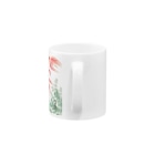 MUGEN ARTの二匹の金魚　小原古邨作品編集　日本のアートTシャツ＆グッズ Mug :handle