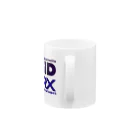 リジット・モータースポーツのRIGID-TETRX透過ロゴ紺 Mug :handle