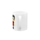 みっちの[ドット絵] サッカー選手 Vol.005 Mug :handle