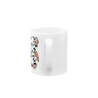 ひよこ男爵とまだむにゃんのこんだて男爵 Mug :handle