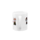 れもその小さいお店の5匹のねこ Mug :handle