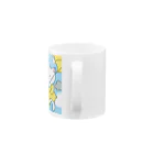 なくも/イラストレーターの気象予報ねこちゃん Mug :handle