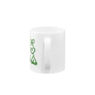 Matcha Junkie Sisters' MomのMatcha Jukie Sisters Mug :handle