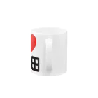 I LOVE SHOPのI LOVE 早稲田 Mug :handle