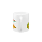 さちこの生物雑貨の追いかけるモッチ潜水艦 Mug :handle