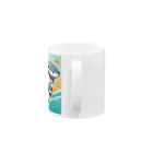 sameeeのカートゥーンサメ君親子！？ Mug :handle