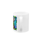 Ikujipappaのきりんステンドグラスバージョン Mug :handle