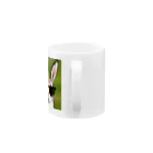 chi___cのカワカッコいい　うさぎ Mug :handle