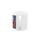 shibasannのアメリカ大陸のピクセルアート Mug :handle