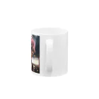 SONESONEのサイバーパンクシティの少女２ Mug :handle