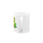 Tiny Cute Crittersのかわいいカエル Mug :handle