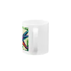 sam-chのドット絵ハチドリ Mug :handle