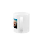 KSK SHOPの海と夕陽のコントラスト Mug :handle