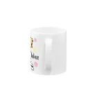 Cute mascot dogsのRelax American Pit Bull Terrier Mug :handle