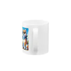 ピヨっこのサングラス犬　【銀次郎】 Mug :handle
