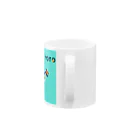 PRIDE in KYOTOのことにゃんsky blue Mug :handle