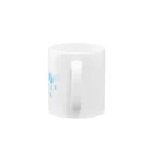 まるたるんのドット絵 水色ハート Mug :handle