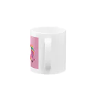 unicorn_dreamsの夢の国のピンクのユニちゃん Mug :handle