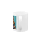 koba777のドット絵デグー Mug :handle