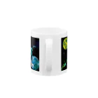 PaZoomの#細胞シリーズ_細胞たち、宇宙で待ち合わせ Mug :handle