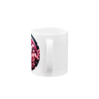 RetrowaveFlowerのRetrowaveFlower-桜- Mug :handle