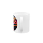 RetrowaveFlowerのRetrowaveFlower-金木犀- Mug :handle