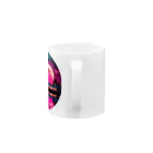 RetrowaveFlowerのRetrowaveFlower-桜- Mug :handle