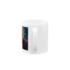 kuchibueyaのかわいいおハゲのおじさんイラストグッズ Mug :handle