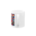 PSYCHEDELIC ARTのPSYCHEDELICスイカ Mug :handle