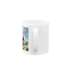 kawaiinekochanの可愛いウサギ Mug :handle