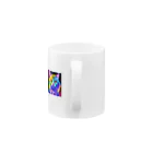 629_CAT_ARTのカラフルサイバーキャット vol3 Mug :handle