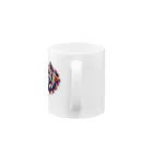 BlackSoddy'S SHOPのタイガーPolygonal Mug :handle