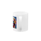 indezaのRainbow dog Mug :handle