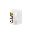 DesignDreamerの光輝く福招き猫 Mug :handle