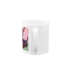 スプラッシュルークのミニピンのイラストグッズ Mug :handle