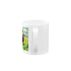 Ookaneのドット絵のサイ Mug :handle