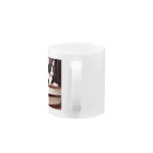 oekakishopの本と猫 Mug :handle