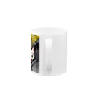 ここまる。🐶🎀のここまる三兄弟【ミモザ】 Mug :handle