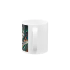 世界美術商店の縞模様のテーブルクロスのある静物画 / Still Life with Checked Tablecloth Mug :handle