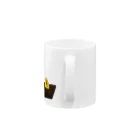 温もりのある動物たちのほっこりペットくん Mug :handle